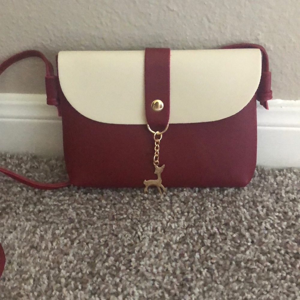 Red and White Crossbody bag NWOT